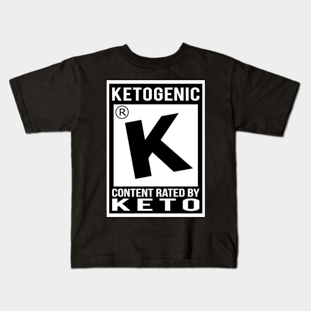 Keto Diet Kids T-Shirt by reyzo9000